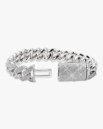 Moissanite Cuban Link Bracelet 14K Gold (ALL SIZES) - 15MM