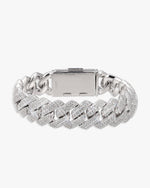 Moissanite Cuban Link Bracelet 14K Gold (ALL SIZES) - 15MM