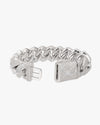Moissanite Cuban Link Bracelet 14K Gold (ALL SIZES) - 20MM