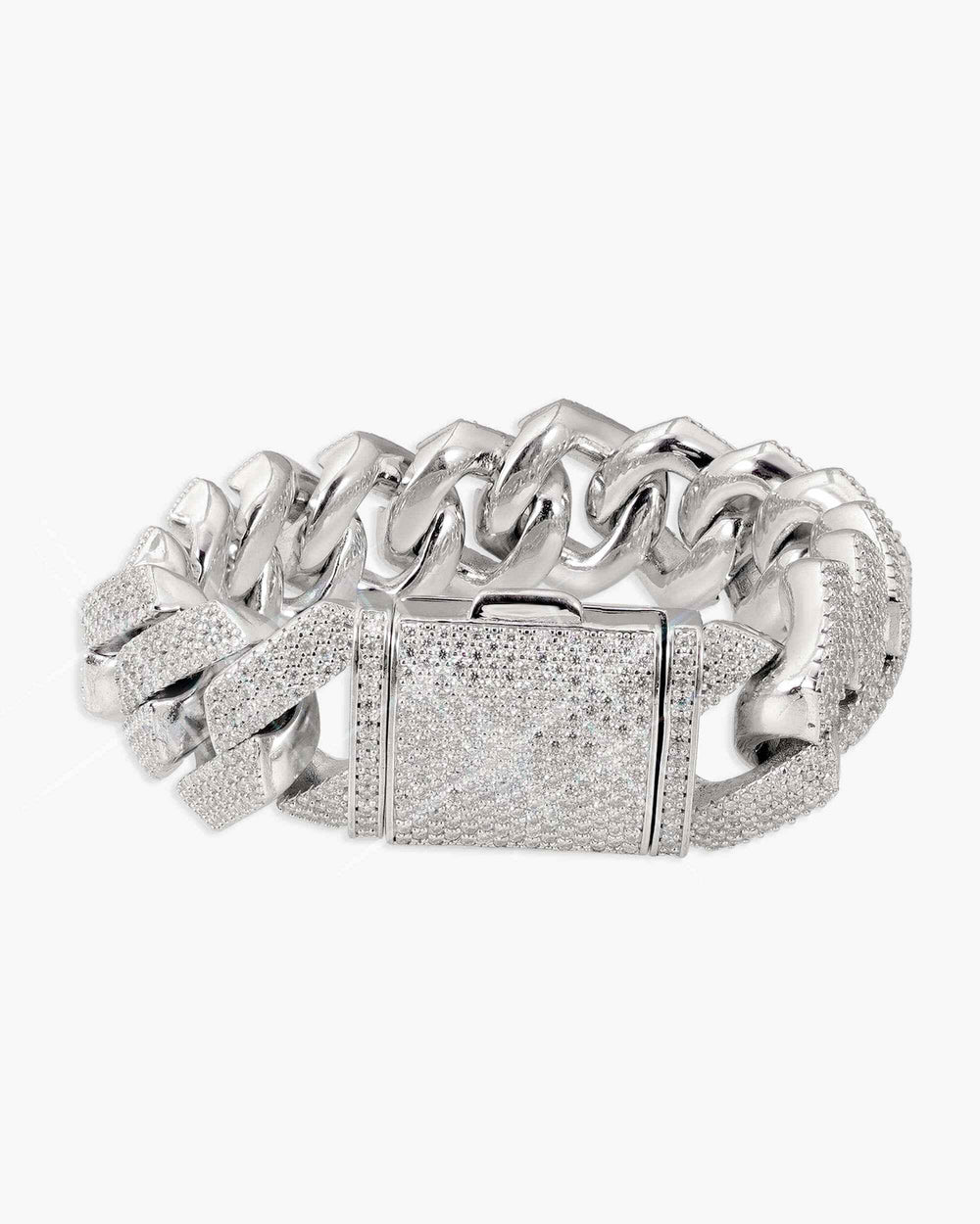 Moissanite Cuban Link Bracelet 14K Gold (ALL SIZES) - 20MM