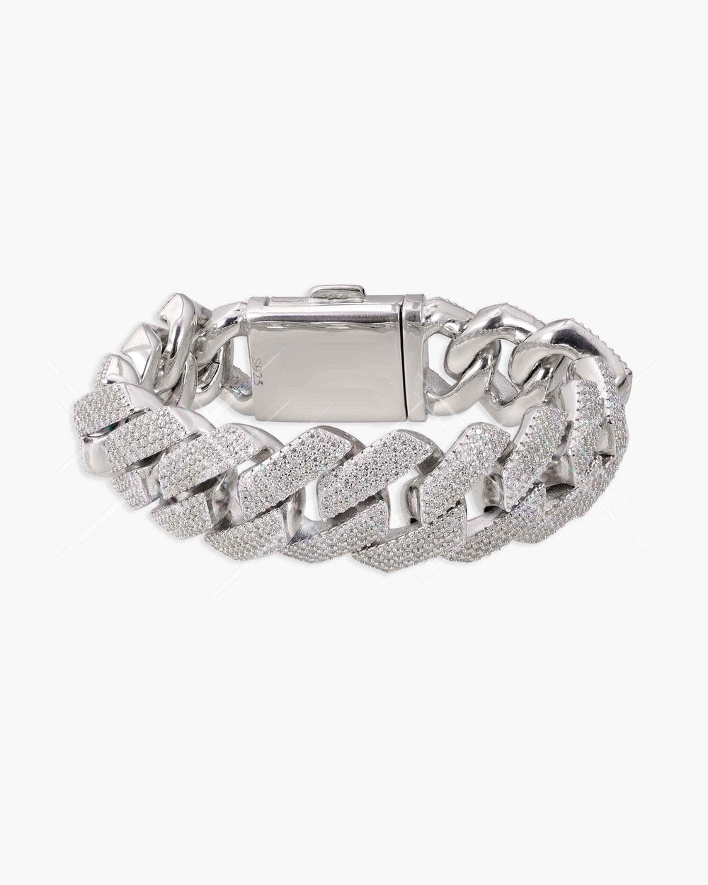 Moissanite Cuban Link Bracelet 14K Gold (ALL SIZES) - 20MM