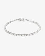 Moissanite Tennis Bracelet 14K Gold (ALL SIZES) - White Gold 2MM