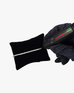 Moissanite Tennis Bracelet 14K Gold (ALL SIZES) - White Gold 2MM