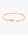 Moissanite Tennis Bracelet 14K Gold (ALL SIZES) - Yellow Gold 2MM