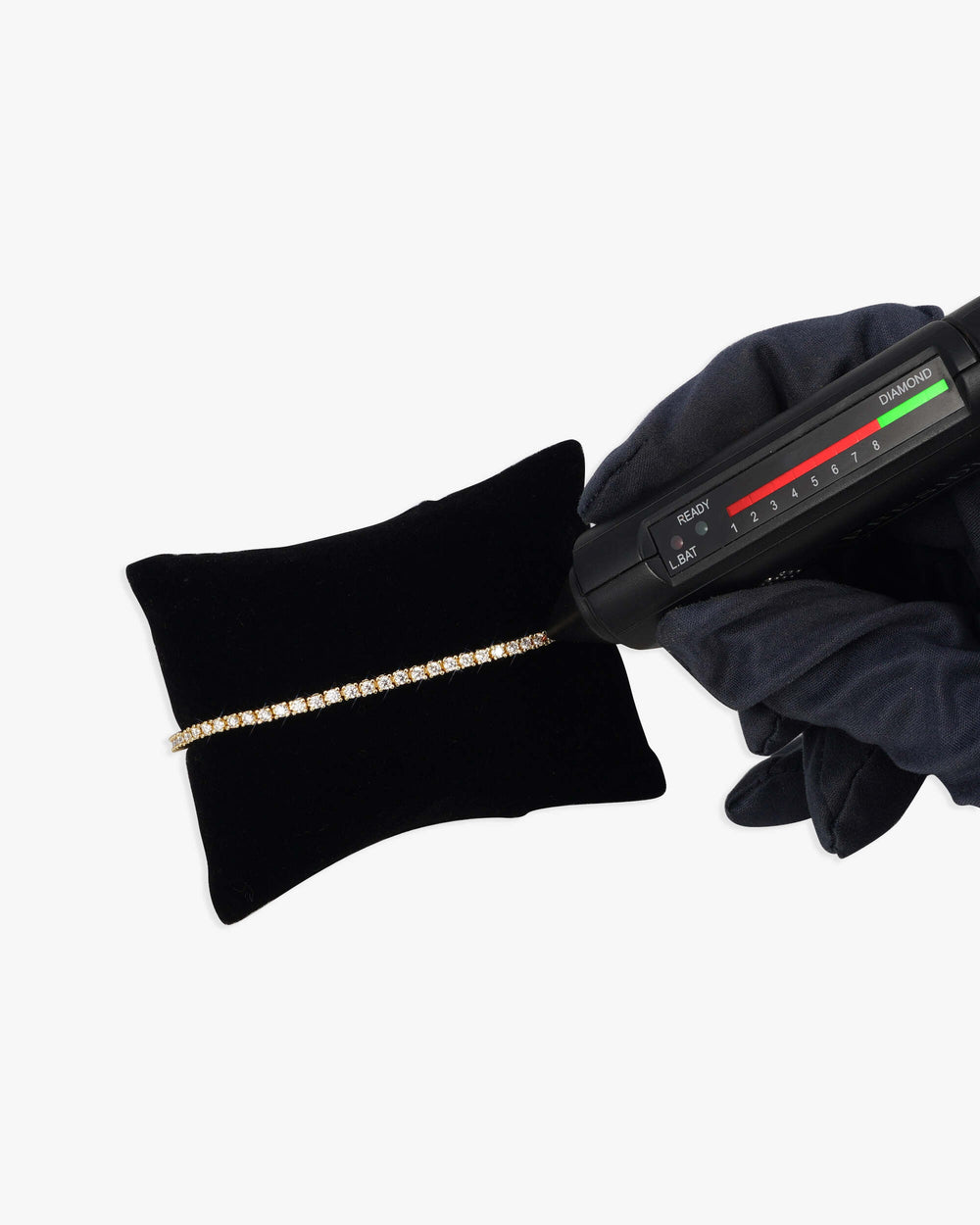 Moissanite Tennis Bracelet 14K Gold (ALL SIZES) - Yellow Gold 2MM