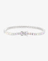 Moissanite Tennis Bracelet 14K Gold (ALL SIZES) - White Gold 3MM