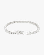 Moissanite Tennis Bracelet 14K Gold (ALL SIZES) - White Gold 3MM