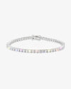 Moissanite Tennis Bracelet 14K Gold (ALL SIZES) - White Gold 3MM