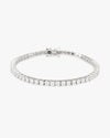 Moissanite Tennis Bracelet 14K Gold (ALL SIZES) - White Gold 3MM