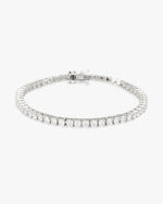 Moissanite Tennis Bracelet 14K Gold (ALL SIZES) - White Gold 3MM