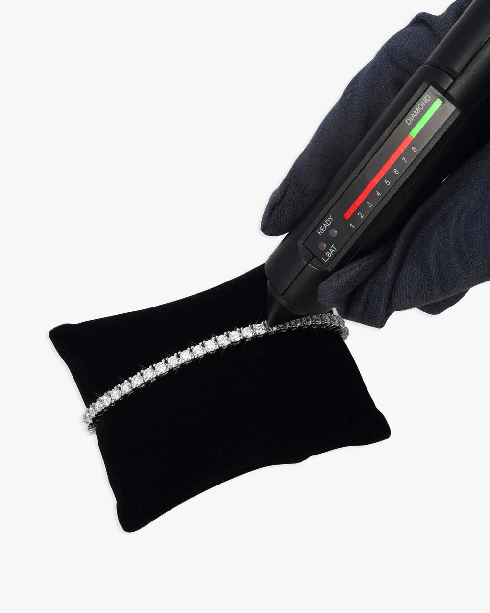 Moissanite Tennis Bracelet 14K Gold (ALL SIZES) - White Gold 3MM