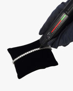 Moissanite Tennis Bracelet 14K Gold (ALL SIZES) - White Gold 3MM