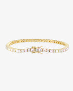 Moissanite Tennis Bracelet 14K Gold (ALL SIZES) - Yellow Gold 3MM