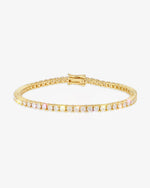 Moissanite Tennis Bracelet 14K Gold (ALL SIZES) - Yellow Gold 3MM
