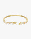 Moissanite Tennis Bracelet 14K Gold (ALL SIZES) - Yellow Gold 3MM