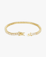 Moissanite Tennis Bracelet 14K Gold (ALL SIZES) - Yellow Gold 3MM