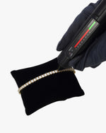 Moissanite Tennis Bracelet 14K Gold (ALL SIZES) - Yellow Gold 3MM