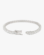Moissanite Tennis Bracelet 14K Gold (ALL SIZES) - White Gold 4MM