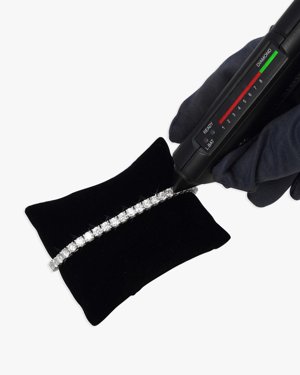 Moissanite Tennis Bracelet 14K Gold (ALL SIZES) - White Gold 4MM