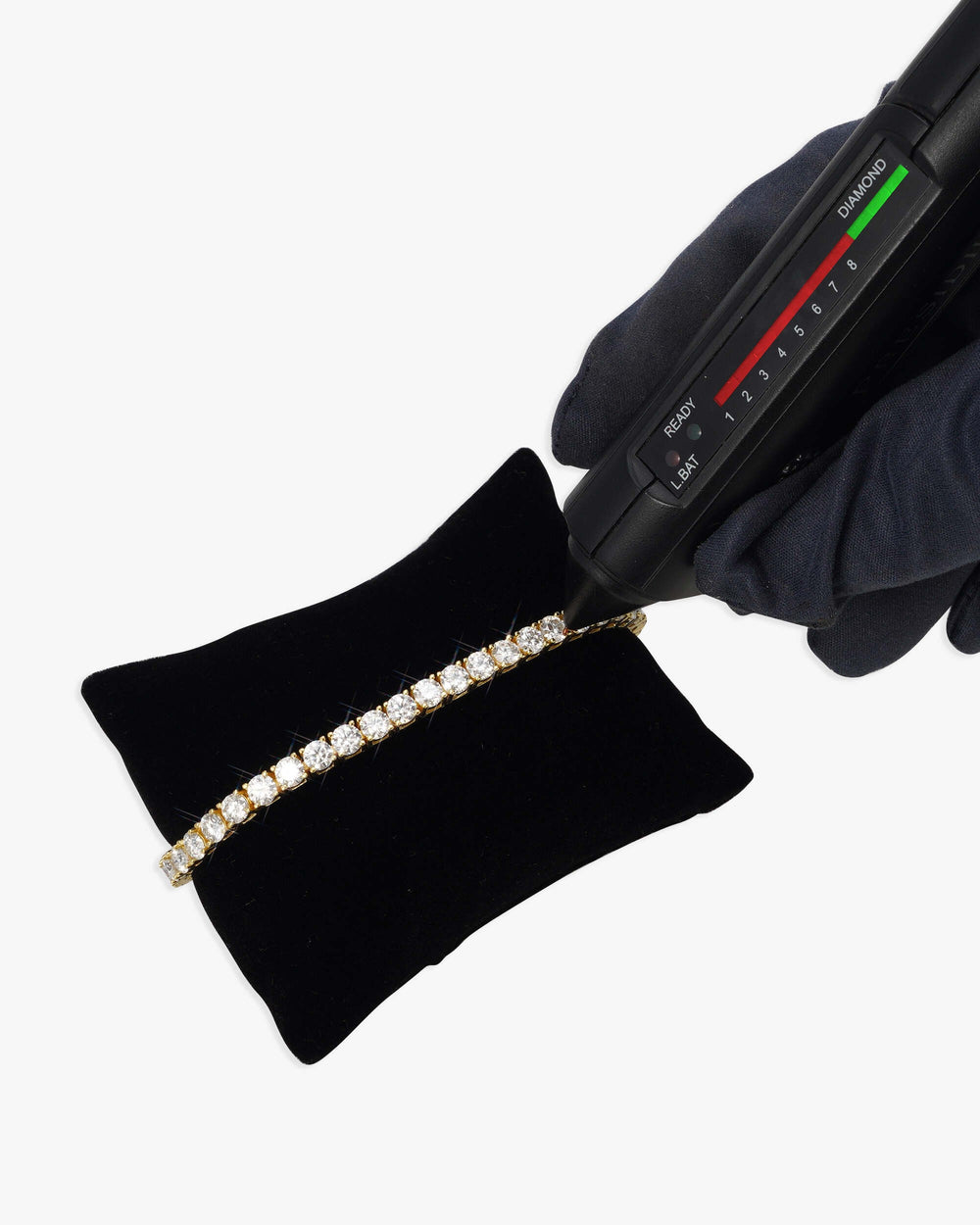 Moissanite Tennis Bracelet 14K Gold (ALL SIZES) - Yellow Gold 4MM