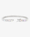Moissanite Tennis Bracelet 14K Gold (ALL SIZES) - White Gold 5MM