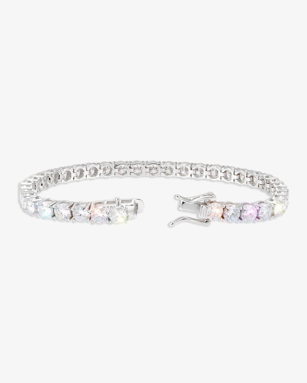 Moissanite Tennis Bracelet 14K Gold (ALL SIZES) - White Gold 5MM