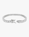 Moissanite Tennis Bracelet 14K Gold (ALL SIZES) - White Gold 5MM
