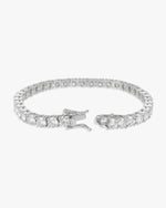 Moissanite Tennis Bracelet 14K Gold (ALL SIZES) - White Gold 5MM