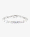Moissanite Tennis Bracelet 14K Gold (ALL SIZES) - White Gold 5MM