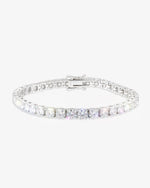 Moissanite Tennis Bracelet 14K Gold (ALL SIZES) - White Gold 5MM