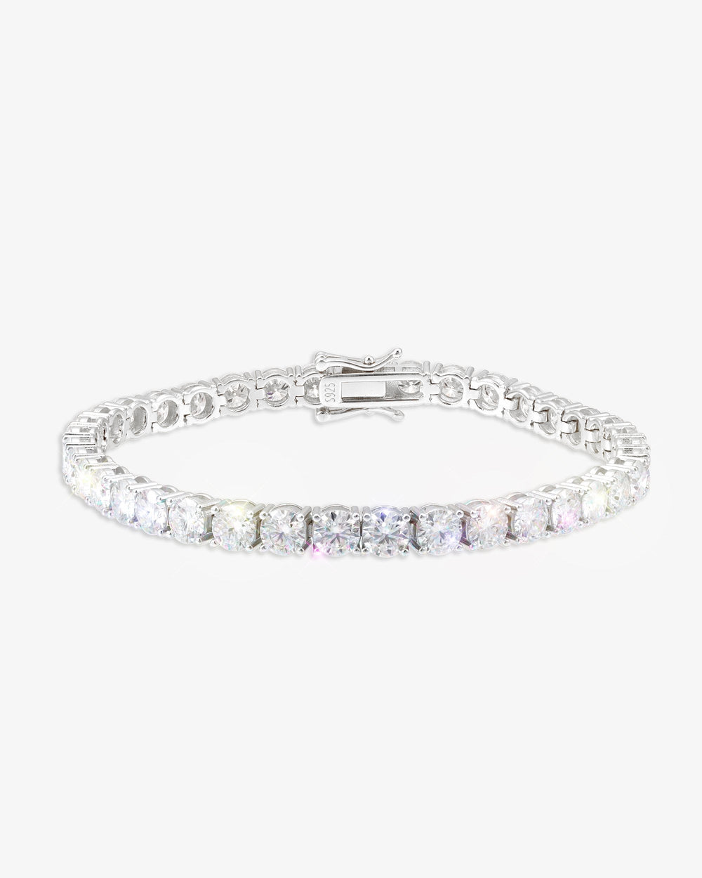 5MM Moissanite Tennis Chain/Bracelet Bundle 14K Gold