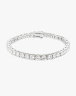 Moissanite Tennis Bracelet 14K Gold (ALL SIZES) - White Gold 5MM