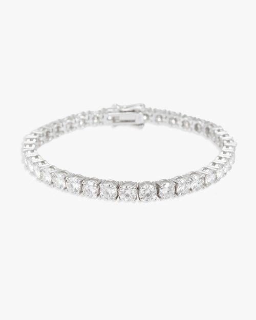 s925 moissanite tennis bracelet 14k gold icecartel 5mm white main