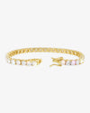 Moissanite Tennis Bracelet 14K Gold (ALL SIZES) - Yellow Gold 5MM