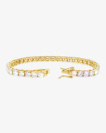 Moissanite Tennis Bracelet 14K Gold (ALL SIZES) - Yellow Gold 5MM