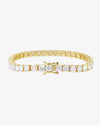 Moissanite Tennis Bracelet 14K Gold (ALL SIZES) - Yellow Gold 5MM