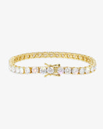 Moissanite Tennis Bracelet 14K Gold (ALL SIZES) - Yellow Gold 5MM