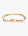 Moissanite Tennis Bracelet 14K Gold (ALL SIZES) - Yellow Gold 5MM