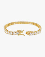 Moissanite Tennis Bracelet 14K Gold (ALL SIZES) - Yellow Gold 5MM