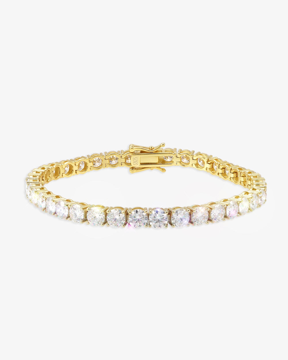 s925 moissanite tennis bracelet 14k gold icecartel 5mm yellow main newest