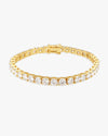 Moissanite Tennis Bracelet 14K Gold (ALL SIZES) - Yellow Gold 5MM