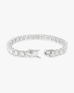 Moissanite Tennis Bracelet 14K Gold (ALL SIZES) - White Gold 6MM