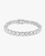 Moissanite Tennis Bracelet 14K Gold (ALL SIZES) - White Gold 6MM