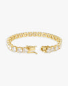 Moissanite Tennis Bracelet 14K Gold (ALL SIZES) - Yellow Gold 6MM