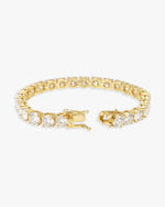 Moissanite Tennis Bracelet 14K Gold (ALL SIZES) - Yellow Gold 6MM