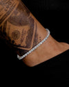Moissanite Tennis Bracelet 14K Gold (ALL SIZES) - White Gold 3MM