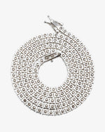 S925 Silver Moissanite Tennis Chain 14K Gold (ALL SIZES) - White Gold 3MM