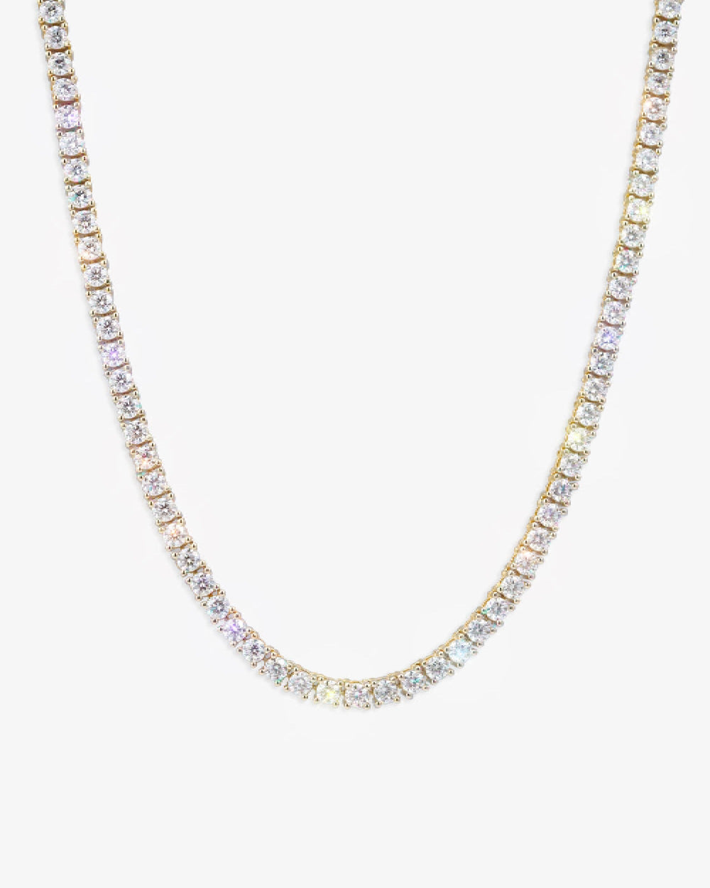 3MM Moissanite Tennis Chain + FREE Tennis Bracelet