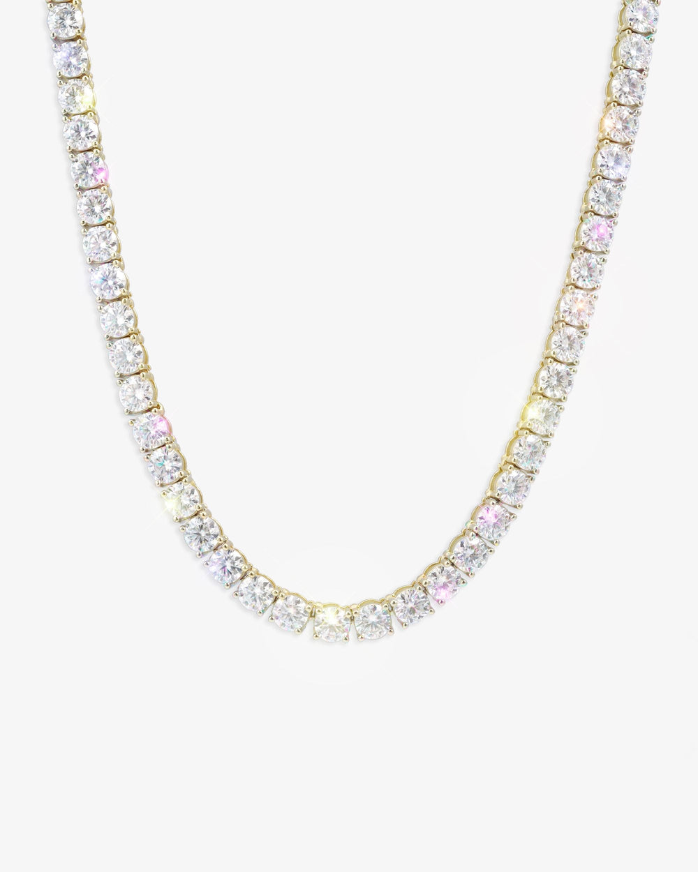 s925 moissanite tennis chain 14k gold px icecartel 5mm yellow main