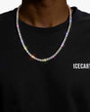 S925 Silver Moissanite Tennis Chain 14K Gold (ALL SIZES) - Yellow Gold 5MM